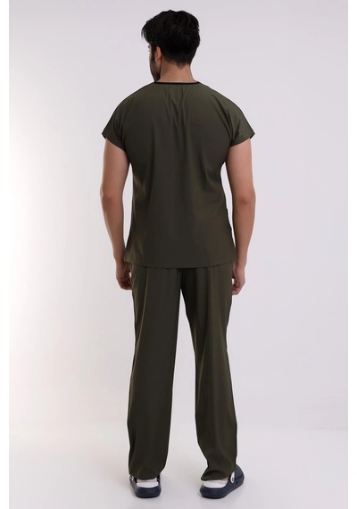 Bflex Unisex Likralı Yarasa Kol Takım - 6427 Haki Yeşili