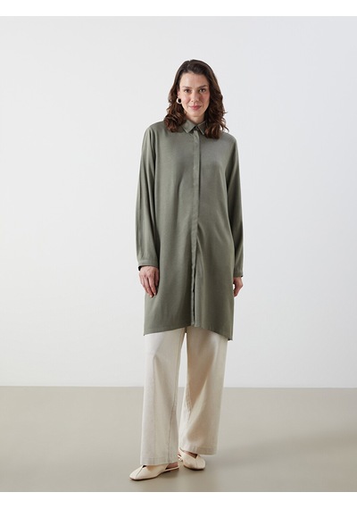 Lcw Grace Haki Regular Fit Kadın Gömlek Tunik