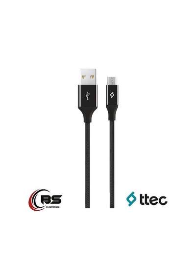 Ttec Micro Usb Şarj Kablosu Hızlı Şarz Destekli 1.2 Metre