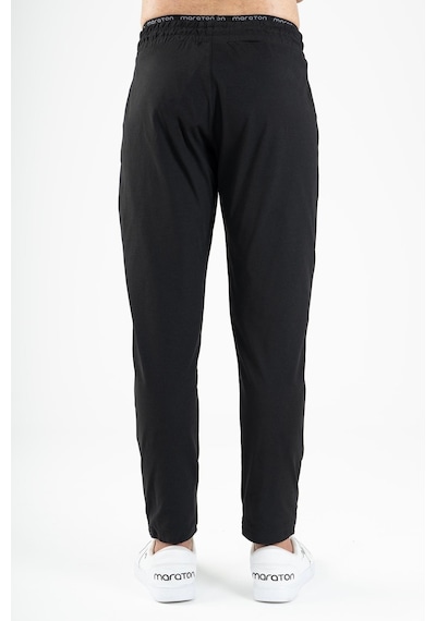 Maraton Sportswear Regular Erkek Dar Paça Basic Siyah Eşofman Altı 22184-siyah Siyah