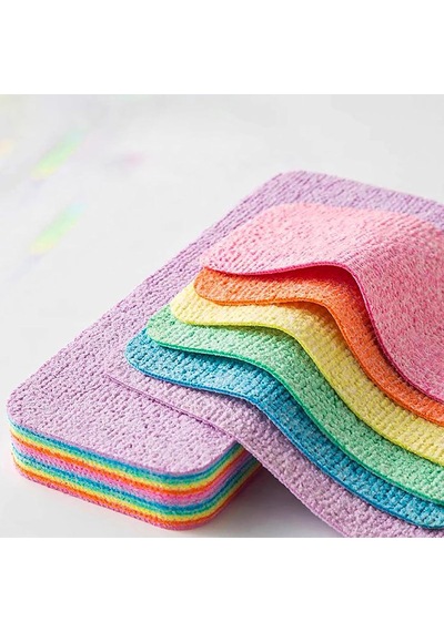 Kat Kat Sihirli Temizlik Bezi, Çok Katmanlı Mikrofiber Temizlik Bezi Belirtilmemiş