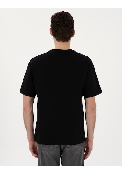 Pierre Cardin Erkek Siyah Tişört 50310076-vr046 Siyah