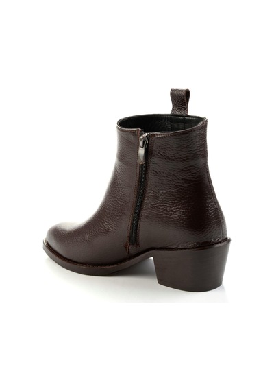 Bambi Kahve Hakiki Deri Kadın Bot & Bootie K02531254340 Kahve