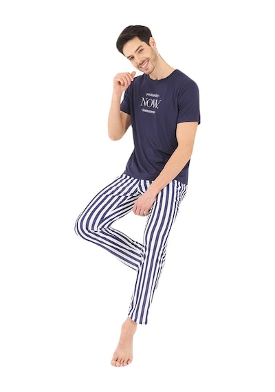 Yeni İnci Yarım Kol Erkek Pijama Takım Epj840 001