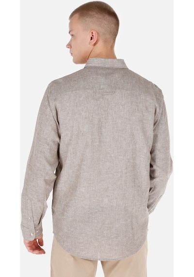 Colin's Colins Normal Kesim Shirt Yaka Kahverengi Erkek Uzun Kol Gömlek Cl1068759 Cl1068759 Q1.v1 Cml Camel