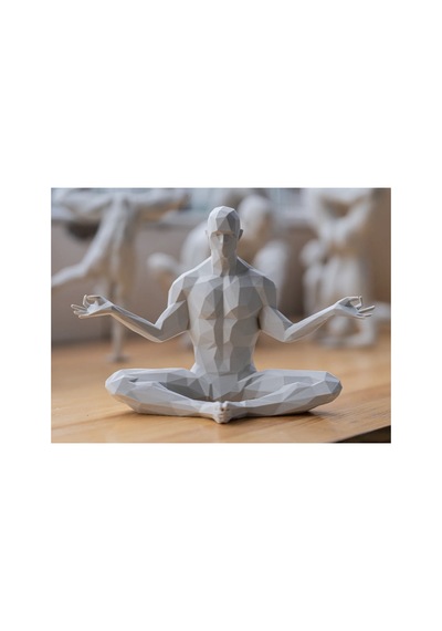 Yoga/meditasyon Yapan İskandinav Tarzı Biblo Heykel Figür Dekor Dekorasyon Hediyelik Denge Ve Huzur 6