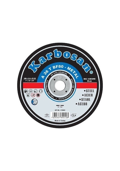 KARBOSAN METAL KESME 180 Mm