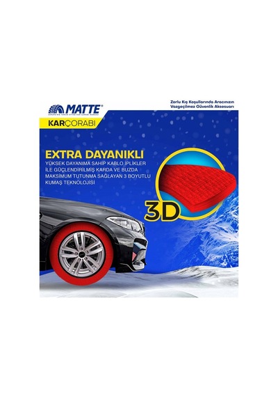 Kar Çorabı Kırmızı XL