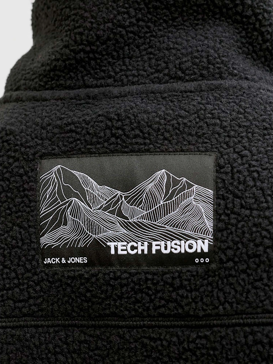 Jack & Jones Alpes Erkek Siyah Polar Ceket 12284827-bbt Siyah