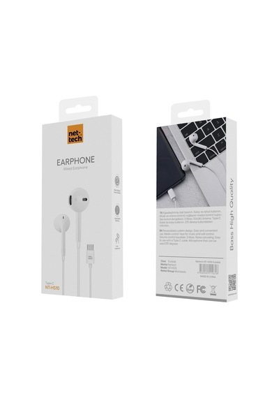 Nettech NT-HS10 Type-C Girişli Kulak İçi Kulaklık