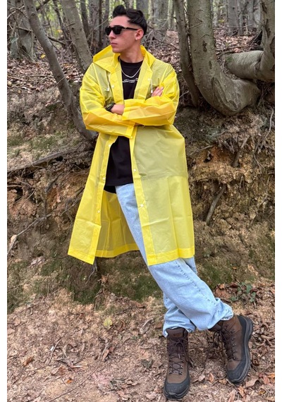 Mollycrush Unisex Su Rüzgar Geçirmez Katlanabilir Kapüşonlu Çıtçıt Düğmeli Eva Sarı Yağmurluk Sarı Mollycrush Unisex Su Rüzgar Geçirmez Katlanabilir Kapüşonlu Çıtçıt Düğmeli Eva Sarı Yağmurluk Sarı