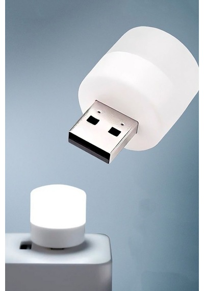 Taşınabilir Mini Usb Led Işık Lamba Gece Lambası Mini Güçlü Led Işık Kamp, Kitap Okuma Feneri Beyaz