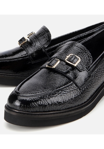 Hotiç Kadın Rugan Deri Siyah Tokalı Klasik Loafer 01ayh313640a100 01ayh313640a100 Siyah