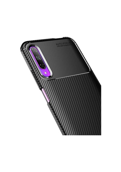 Huawei P Smart Pro 2019 Kılıf Zore Negro Silikon Kapak Lacivert