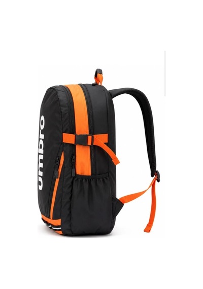 Umbro Cleo Backpack Siyah/turuncu Su İtici, Reflektörlü Spor Sırt Çantası, Okul Çantası - Tt0044