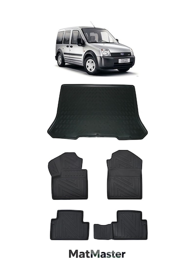 Ford Connect 2003 Model 5d Premium Ekstra Havuzlu Paspas Ve Bagaj Havuzu Set