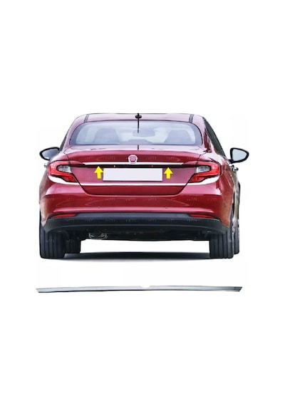 Fiat Egea Krom Bagaj Çıtası+bagaj Alt Çıtası 2015 Üzeri Paslanmaz Çelik