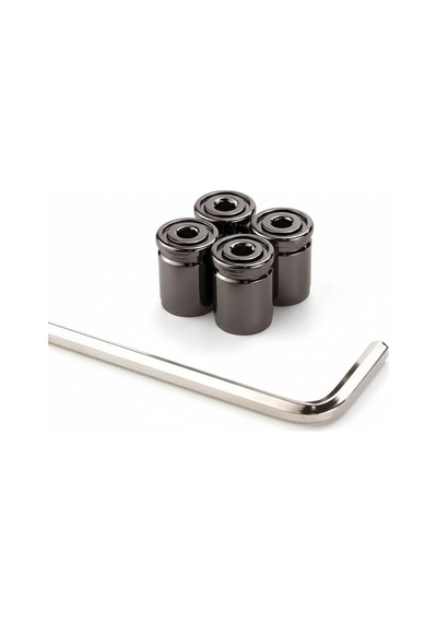 Spelt Piano Black Otomobil Araba Motosiklet 4'lü Sibop Kapak Seti