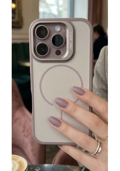 Apple Apple iPhone 16 Pro İçin Uyumlu Magsafe Özellikli Soft Renkli Premium Kılıf