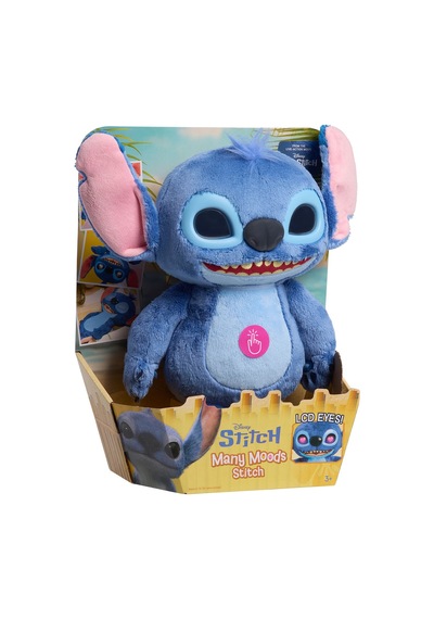 Stitch Many Moods Lcd Gözlü Elektronik Pelüş 30 Cm 11583 Çok Renkli