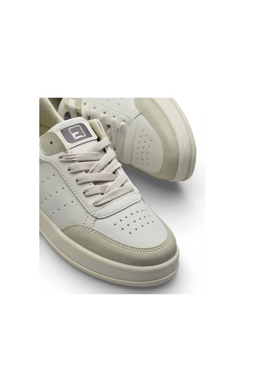Papatay 1011 Hazır Taban Unisex Spor Ayakkabı Bağcıklı Rahat Sneaker Bej