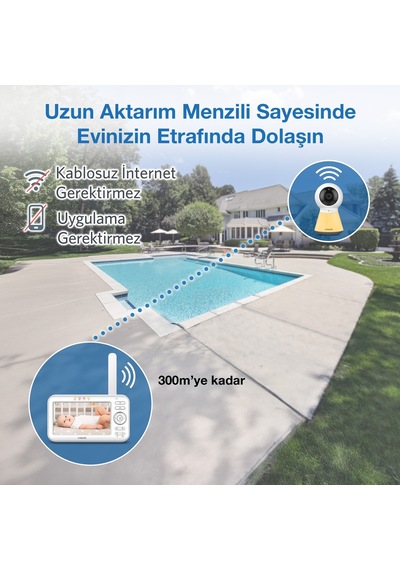 Vtech Uyarlanabilir Gece Lambalı 5 Görüntülü Bebek Monitörü - Vm5254