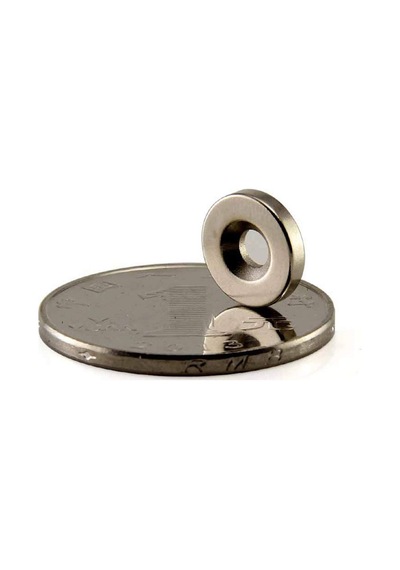 Neodyum Mıknatıs, 12Mm X 7-3,5 X 3Mm Havşa Delikli, Adet Seçmeli 5 Adet