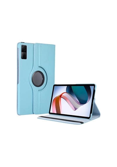 Xiaomi Redmi Pad Se 4g Uyumlu Kılıf 360 Tablet Deri Kılıf - Turkuaz Diğer