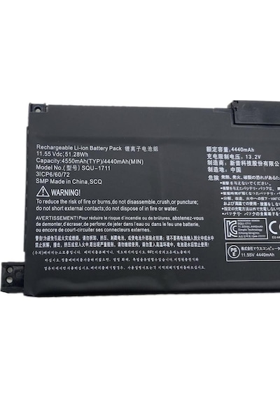 Casper Excalibur G770 Squ-1711 Squ-1718 3ıcp6/60/72 Batarya Pil