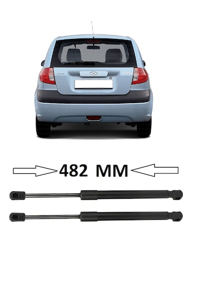 Hyundai Getz 2002-2011 Uyumlu Sağ + Sol Takım Bagaj Amortisörü 2 Adet 482mm 817701c001 Bagaj Amortisörü