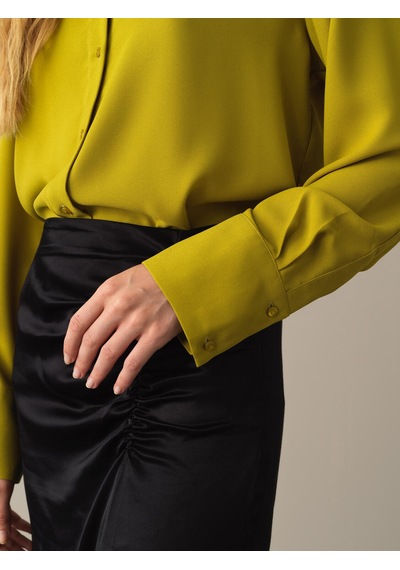 Xint Sarı Oversize Vatkalı Gömlek 750978