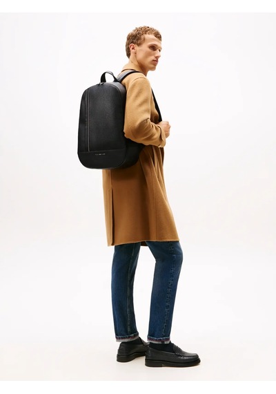 Tommy Hilfiger Th Central Backpack, Bds Siyah Erkek Sırt Çantası