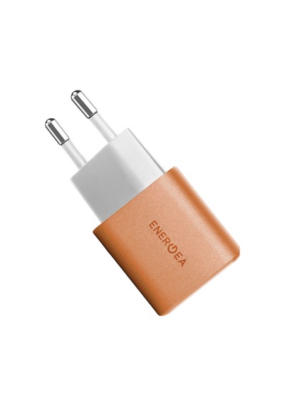 Energea Ampcharge Gan35 1 Adet 35w Type C 1 Adet 30w Usb Çıkışlı Pd Pps Qc Duvar Tipi Hızlı Şarj Aleti - Turuncu