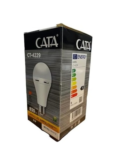 Metrashop 9w/6400k Şarjlı Led Ampul Cata Beyaz