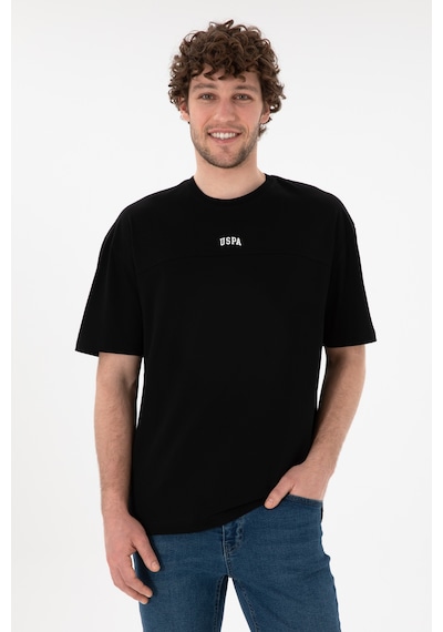 U.S. Polo Assn. Erkek Comfort Fit Bisiklet Yaka Siyah Tişört 50306017-VR046 U.S. Polo Assn. Erkek Comfort Fit Bisiklet Yaka Siyah Tişört 50306017-VR046
