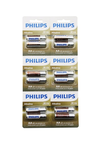 Phılıps Pil 1.5v 12 Adet 2'li X 6 Alkaline Kalem Aa