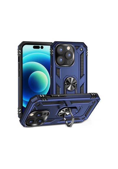 Zeyline Apple Uyumlu iPhone 14 Pro Max Zore Vega Kapak-mavi