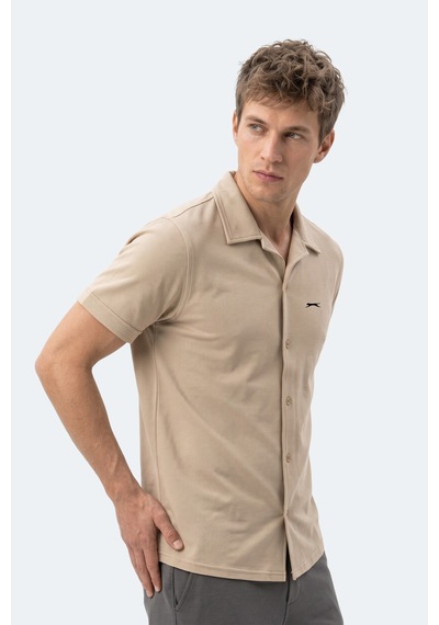 Slazenger Katelın Erkek Bej Gömlek