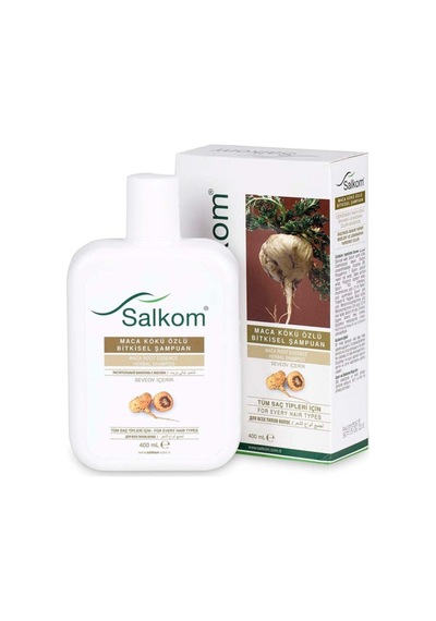 Salkom Maca Kökü Özlü Bitkisel Şampuan 400 ML