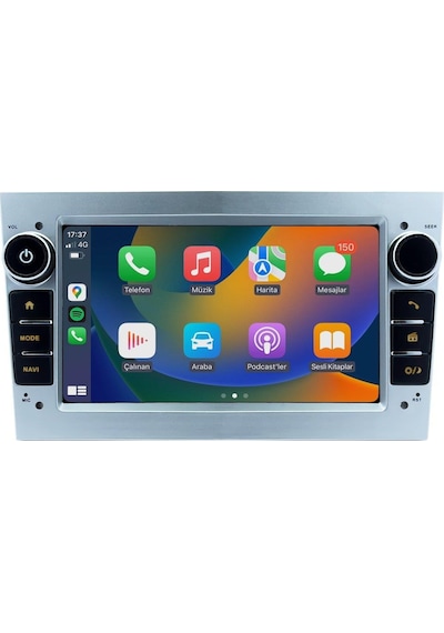 Noiser Opel Sılver 7 Inch Hıgh/st - Astra H - Corsa D - Vectra C - Combo - Zafıra 4 Gb Ram 64 Gb Hafıza Androıd Multımedıa Teyp T5
