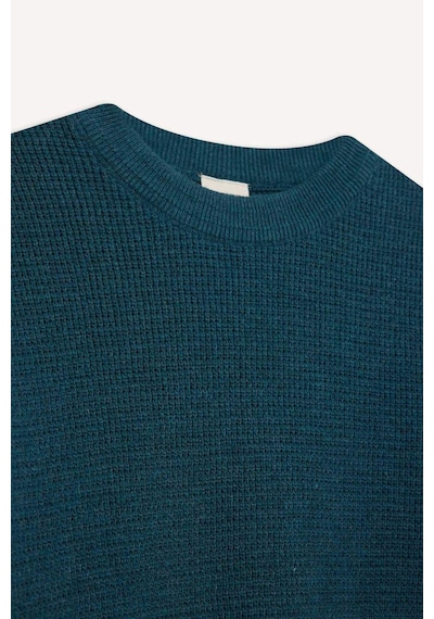 Defacto Erkek Çocuk Bisiklet Yaka Triko Kazak F0959a825wnın250 Indigo