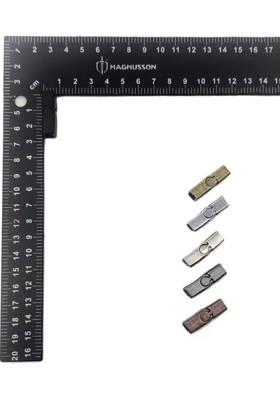 5x10 Mm Deri Bileklik Kiliti Mıknatıslı Kilit 20 Adet 5 X 10 Mm / Siyah