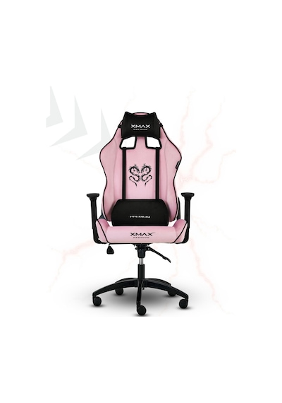 Rio Balerion Terletmez Kadife Kumaş Pembe Gaming Oyuncu Koltuğu - 2 Pembe