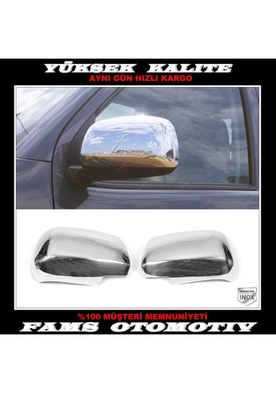 Toyota Uyumlu Hilux Krom Ayna Kapağı 2 Prç 2005-2015 Arası P.çelik