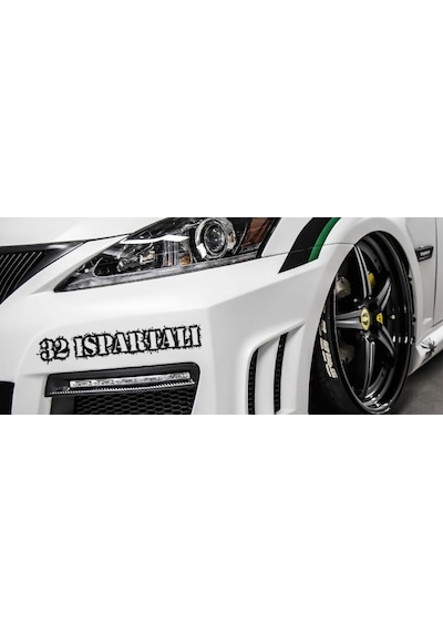 Ispartalı 32 Plaka Araba Oto Sticker Yapıştırma 2 Adet