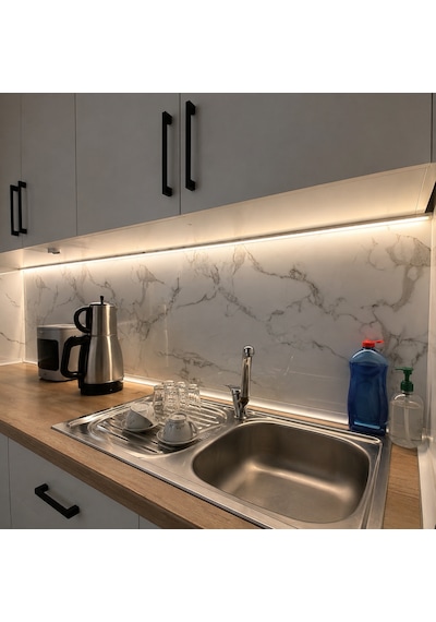 Köşe Led Profil Kanal Alüminyum 1mt. Sıva Üstü Eloksallı 18x18mm Opak Şeffaf Pleksi Kapaklı Yan Kapak Tutucu Şerit Aydınlatma 8987 86223079