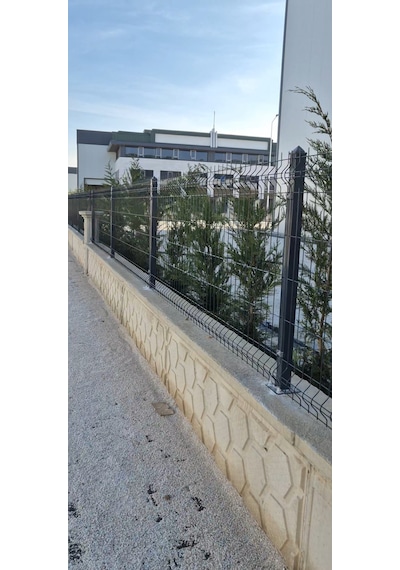 70'lik Panel Çit Takım 10 Mt + 1 Direk Avantaj Paket - Antrasit Gri
