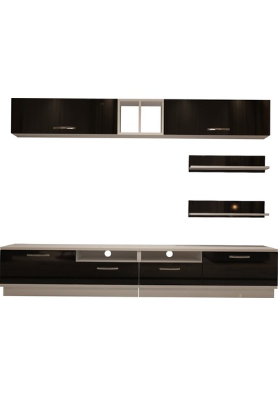 Decoraktiv Trendstyle 5220 Mdf Tv Ünitesi Tv Sehpası Beyaz - Siyah