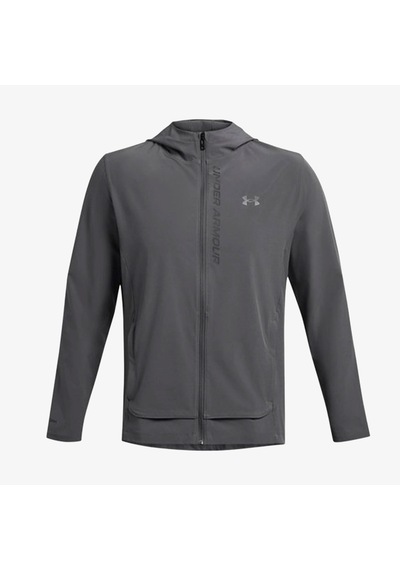 Under Armour Outrun The Erkek Gri Koşu Ceketi 1376794 Gri