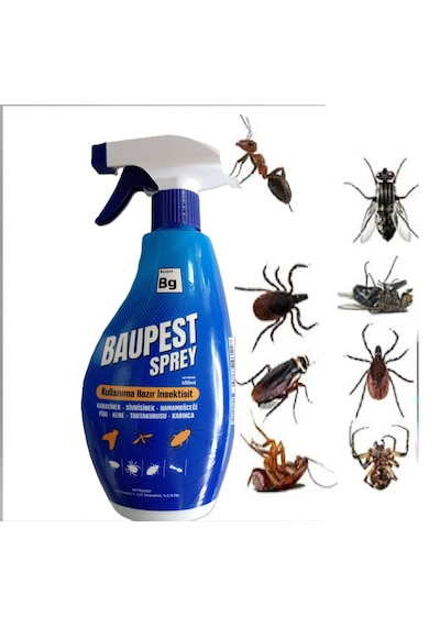 Baupest Sprey 400ml Karasinek, Sivrisinek, Hamam Böceği, Pire,...